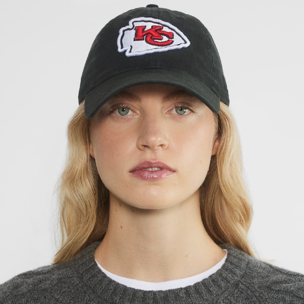 NFL Black Cap with Chiefs Logo